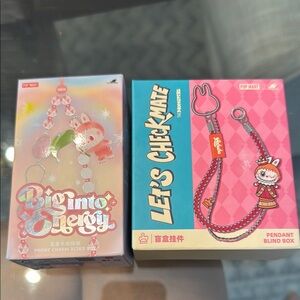 Pop Mart Blind Box Set — Big Into Energy Phone Charm + Let’s Checkmate Pendant